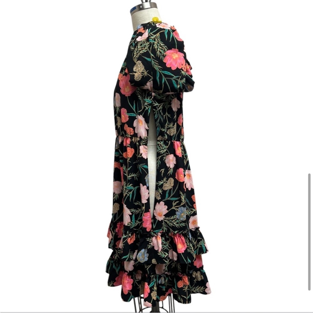 Kate Spade Cold Shoulder Blossom Floral Dress - Picture 6 of 9